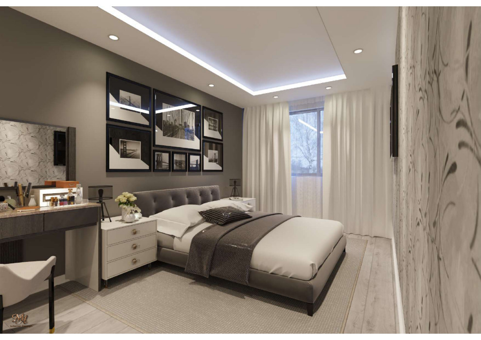 ПРОЕКТ СПАЛЬНИ "ЦВЕТ ЗЕЛЕНОГО ЖУКА"