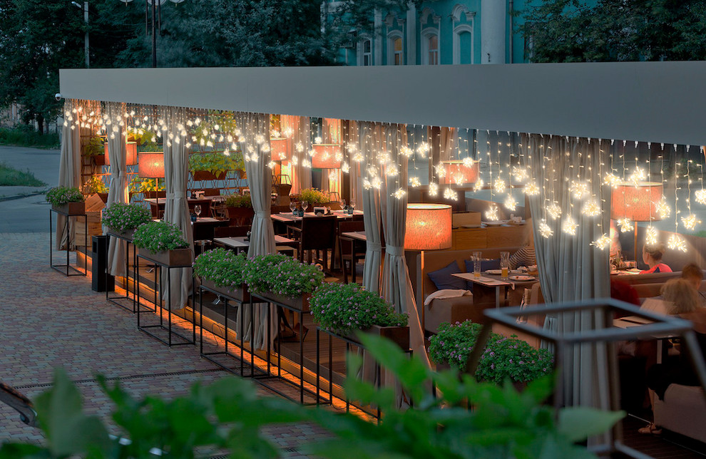 Оформление террас и фасадов