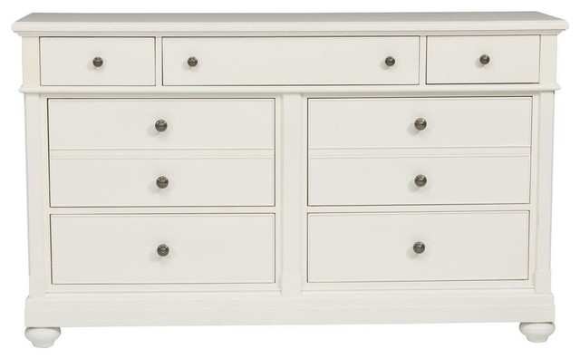 Liberty Furniture Harbor View Ii 7 Drawer Dresser In Linen Finish