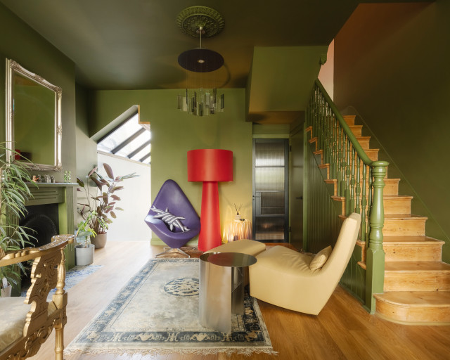 Scawen Road eclectic-living-room
