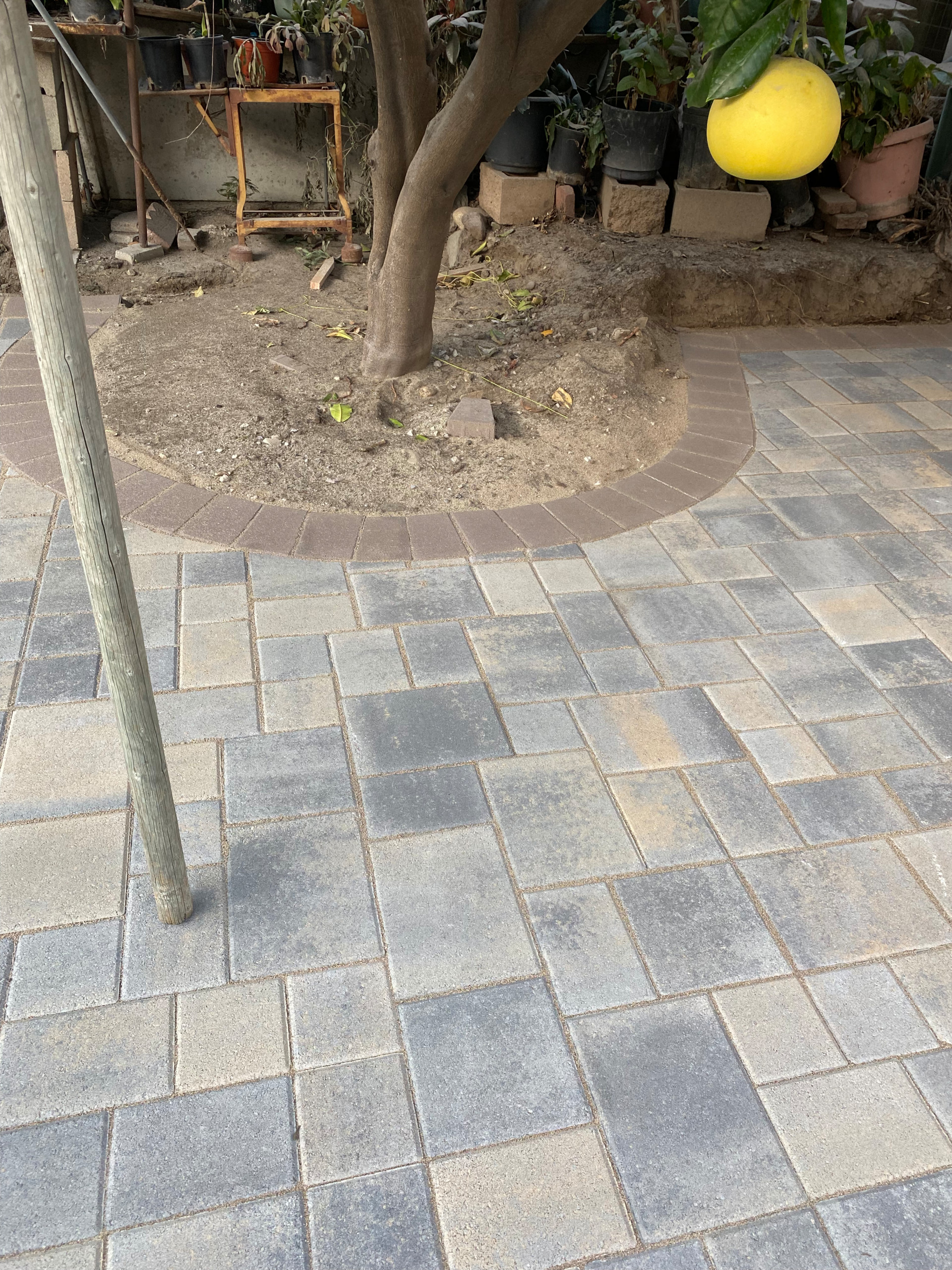 Northridge back yard Pavers Transformation