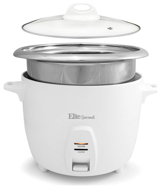 Elite Platinum 20 Cup Rice Cooker With Stainless Steel Cooking Pot