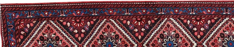 Consigned, Persian Rug, 2'x13', Handmade Wool Karaja