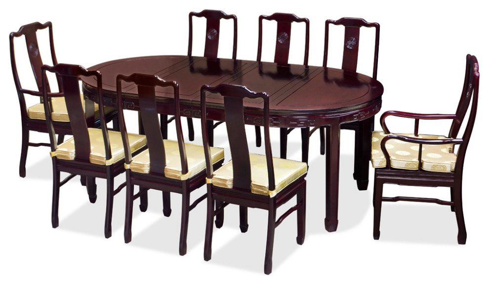 80 Rosewood Longevity Design Oval, Are Oval Dining Tables Out Of Style