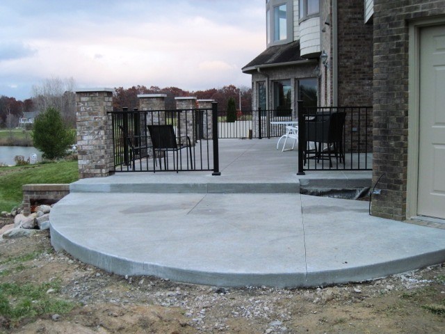 Custom Steel-Cement Raised Deck