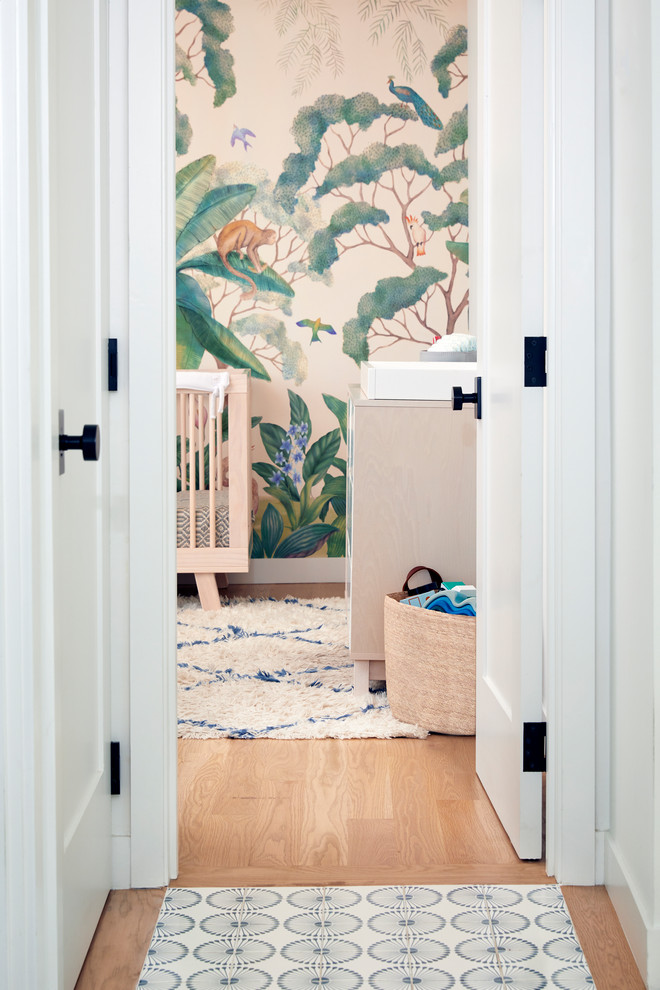 Venice Beach Spanish Contemporary - Nursery - nursery idea in Los Angeles