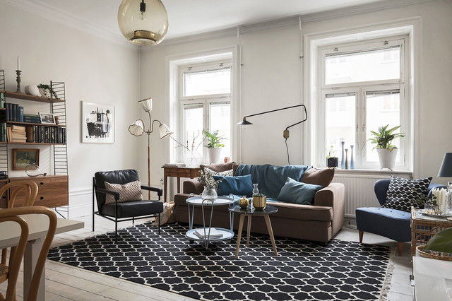 Hem till salu scandinavian-living-room