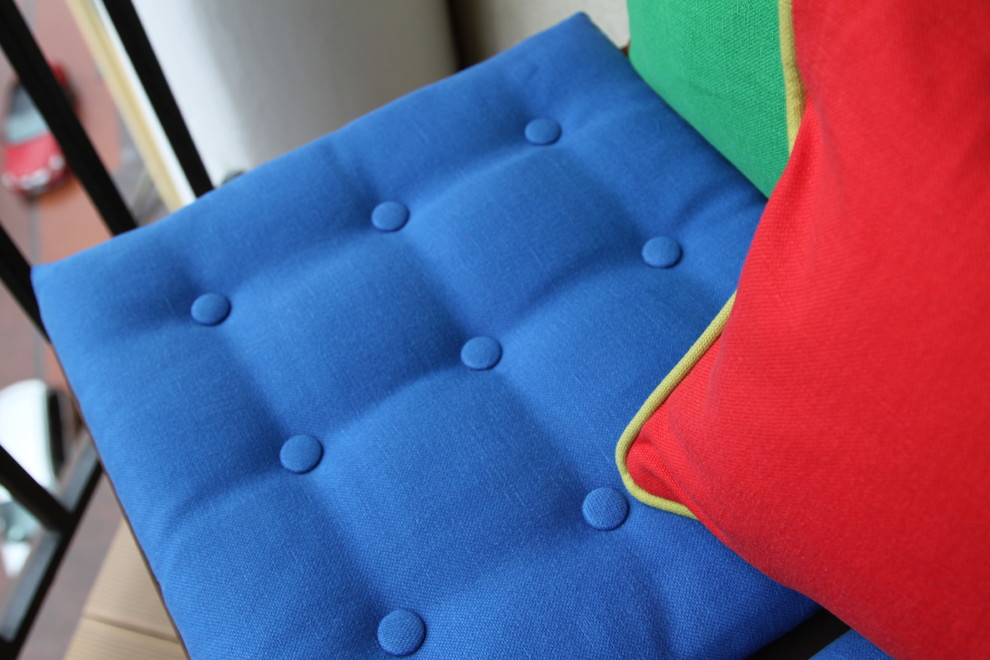 Текстиль в яркой квартире ЖК Итальянский Квартал