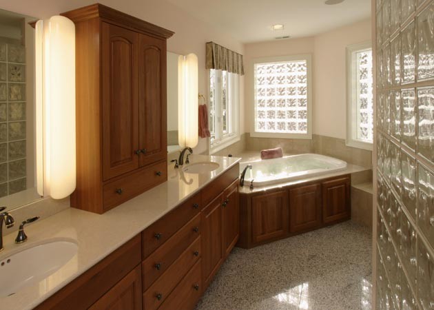 Inspiration for a transitional bathroom remodel in Boston