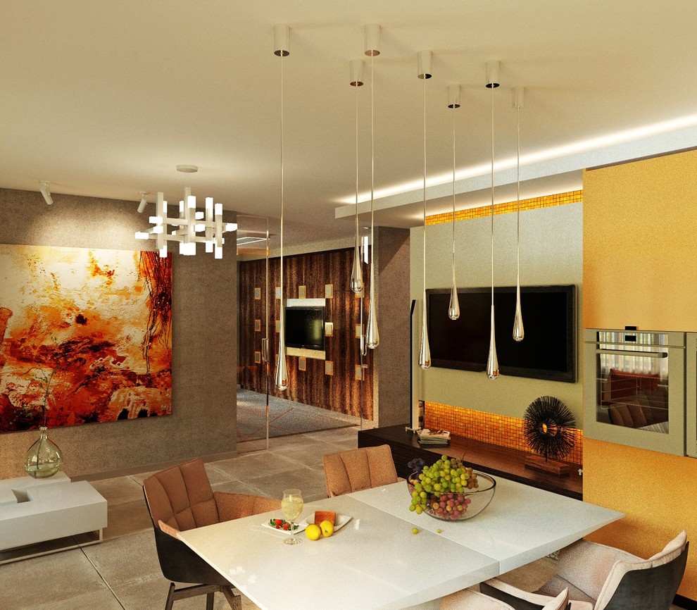 Двухуровневая квартира в современном стиле