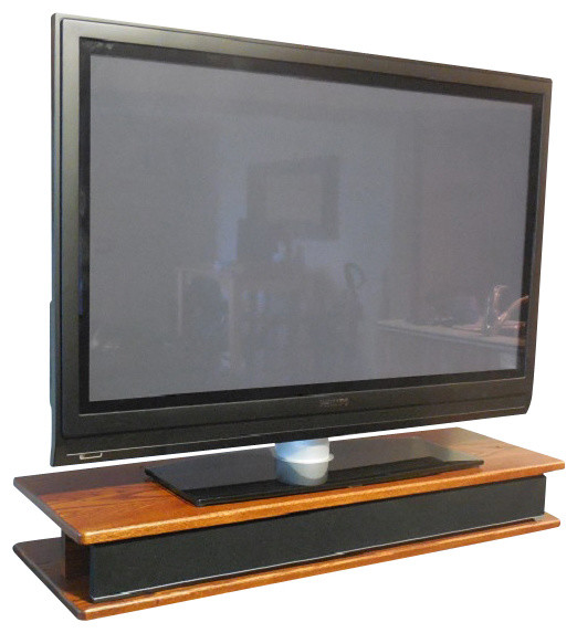 Flat Screen Oak Tv Riser For Sound Bar Traditional Entertainment Flat Screen Oak Tv Riser For Sound Bar