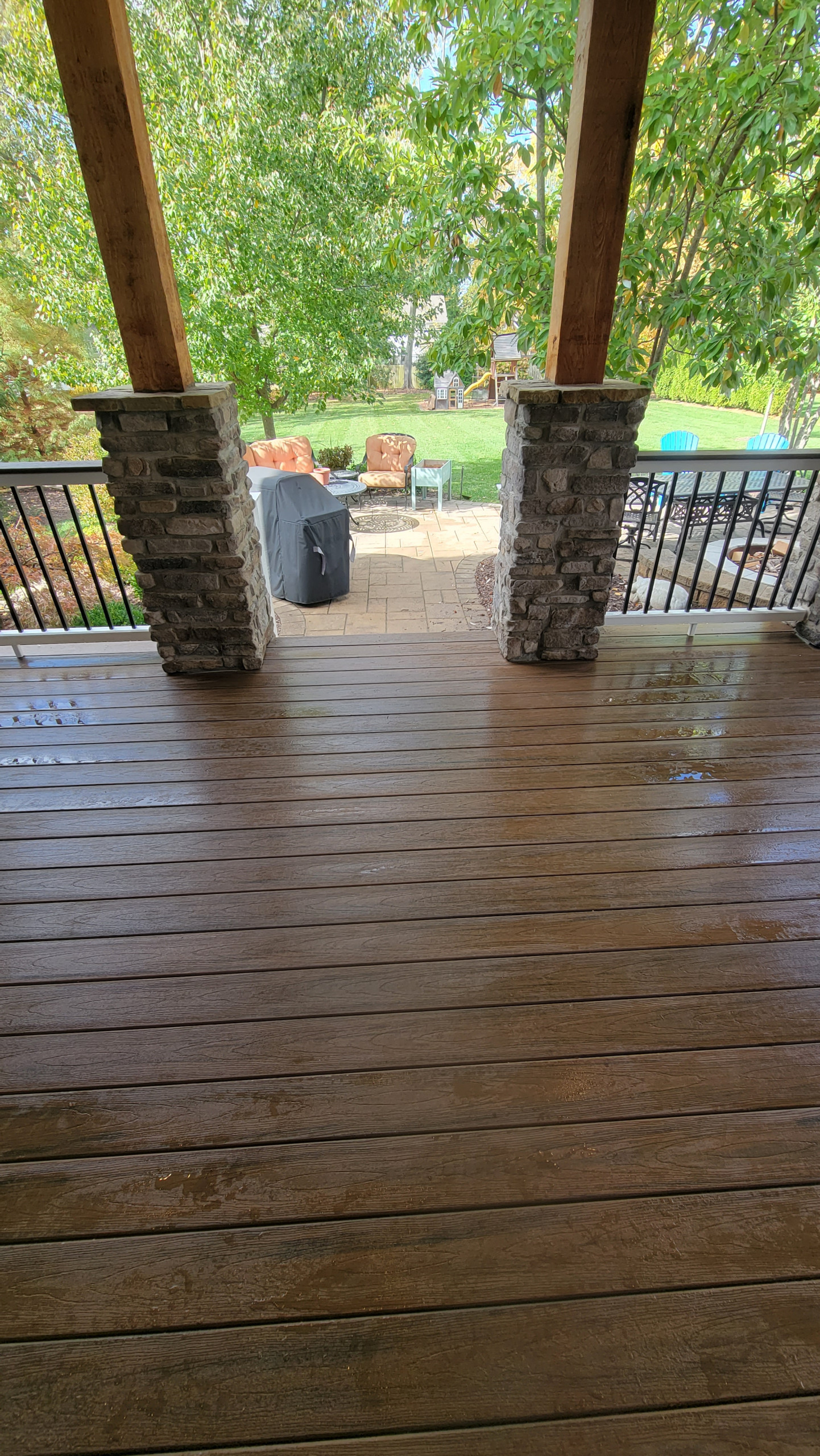 New Deck and Screened-In-Porch