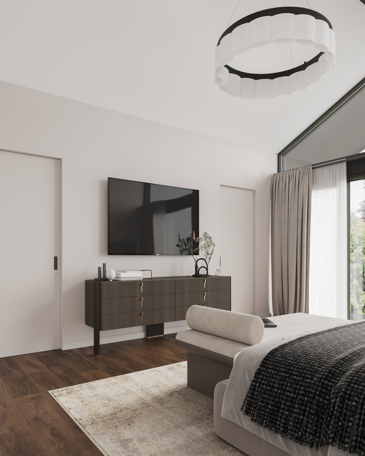 Дом 268м2. Спальня