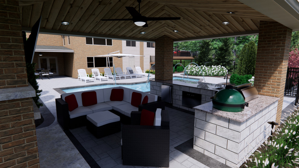 KDSPiocquidio Traditional Patio Cleveland by Kitzmiller Design