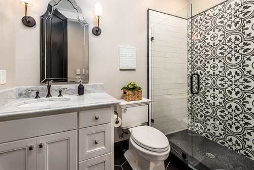 Best Black Hexagon Bathroom Tile Ideas | Country Floors