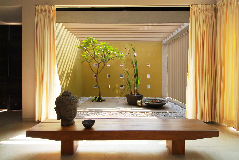 This is an example of a mid-sized contemporary hallway in Pune.