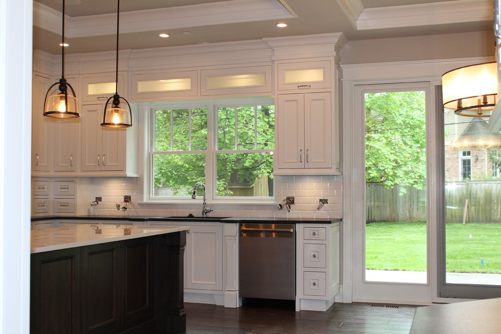 Inspiration for a transitional kitchen remodel in Chicago
