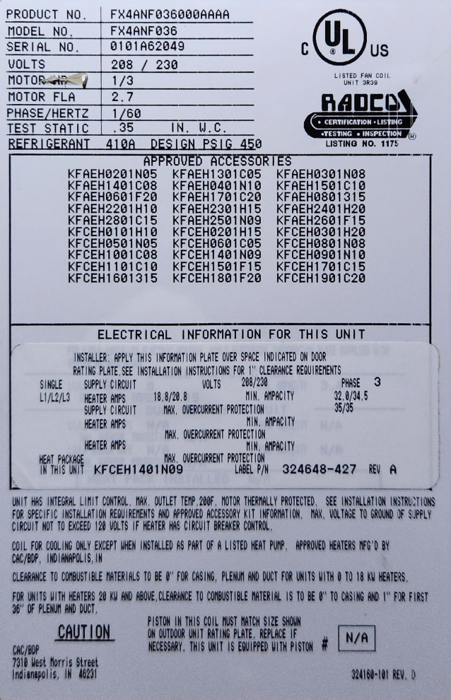 Air handler freezing up