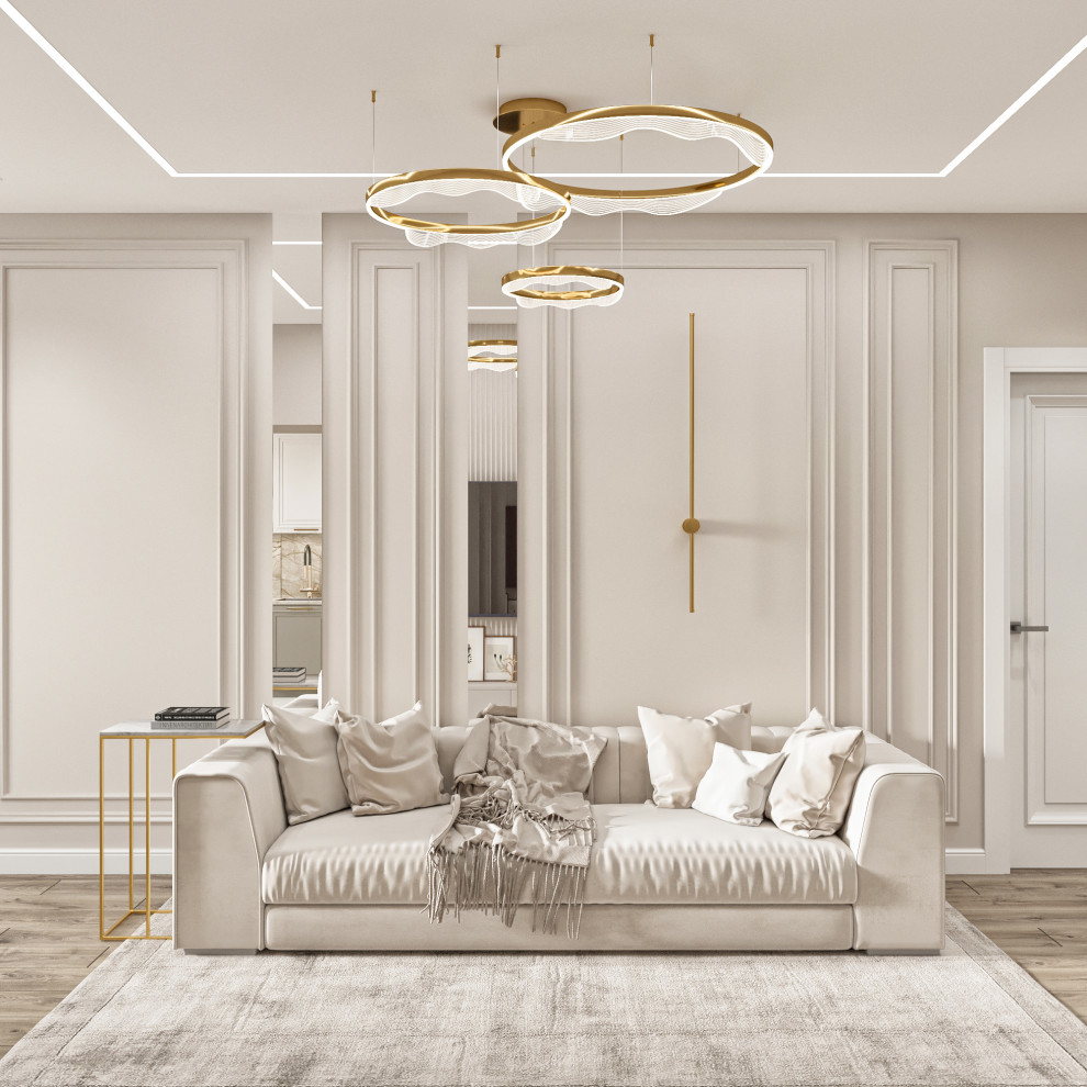 Дизайн квартиры в стиле неоклассика. ЖК Павловского