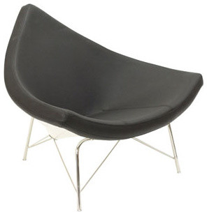 Chinese Lounge Chair in Black