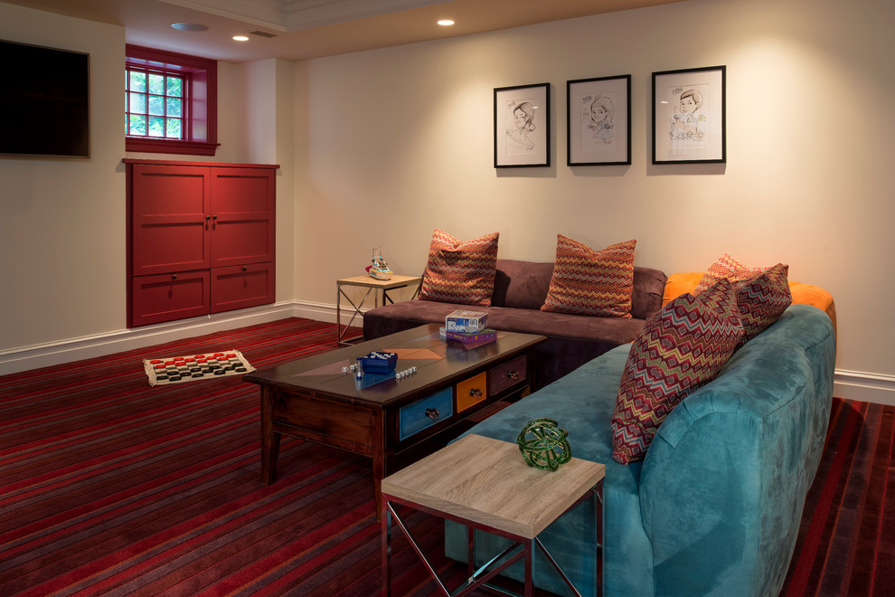 Transitional basement photo in DC Metro