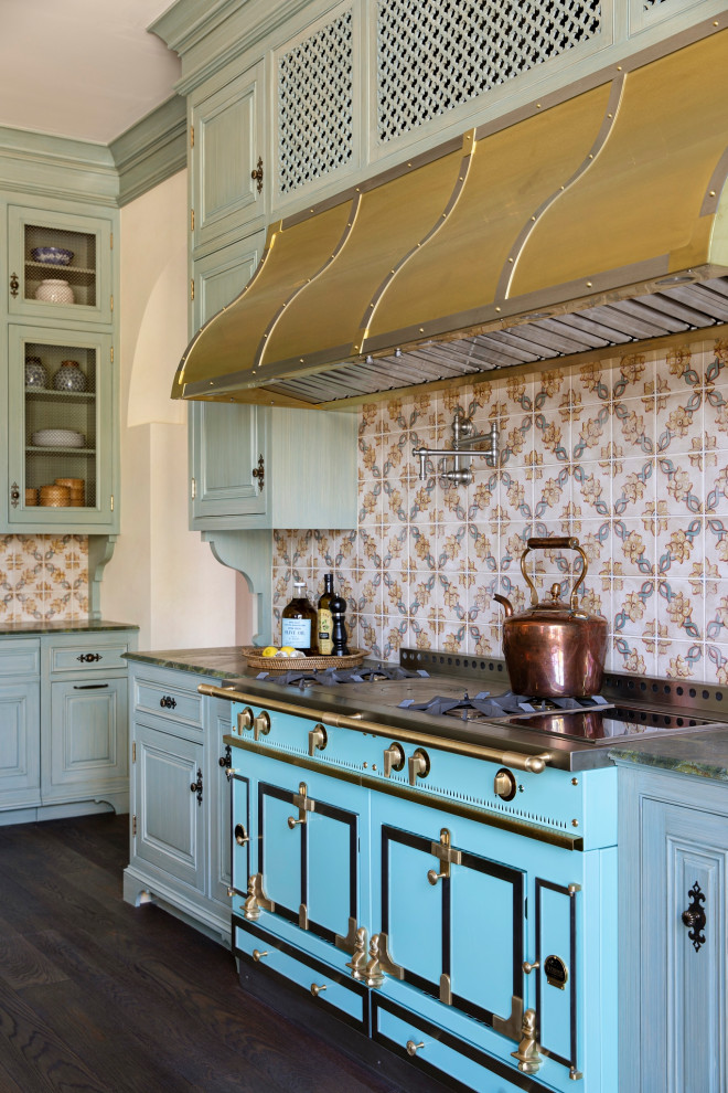 Tuscan kitchen photo in Orange County