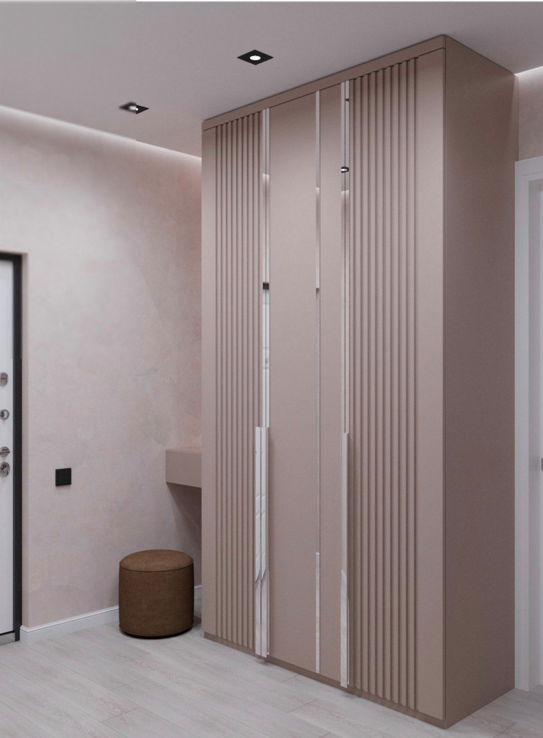 Дизайн проект 3х комнатной квартиры 82 м2 ЖК «Элегант» город Краснодар