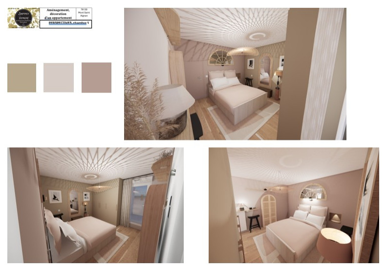 Aménagement d'un appartement récent de 60m2