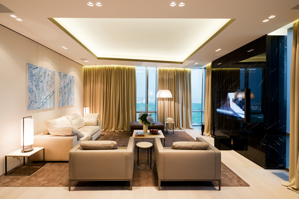 Интерьер апартаментов на 47 этаже