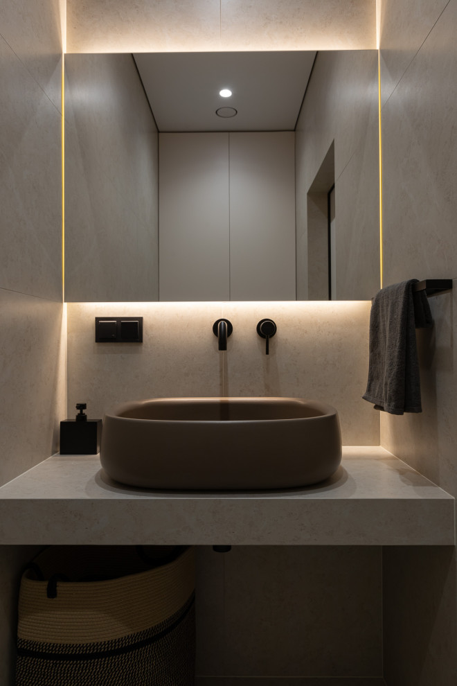 Реализованный проект банного комплекса на территории частного дома