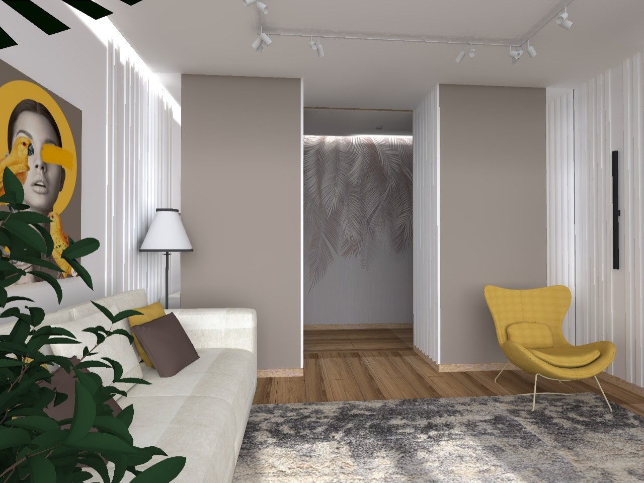 Пальмы в снегу