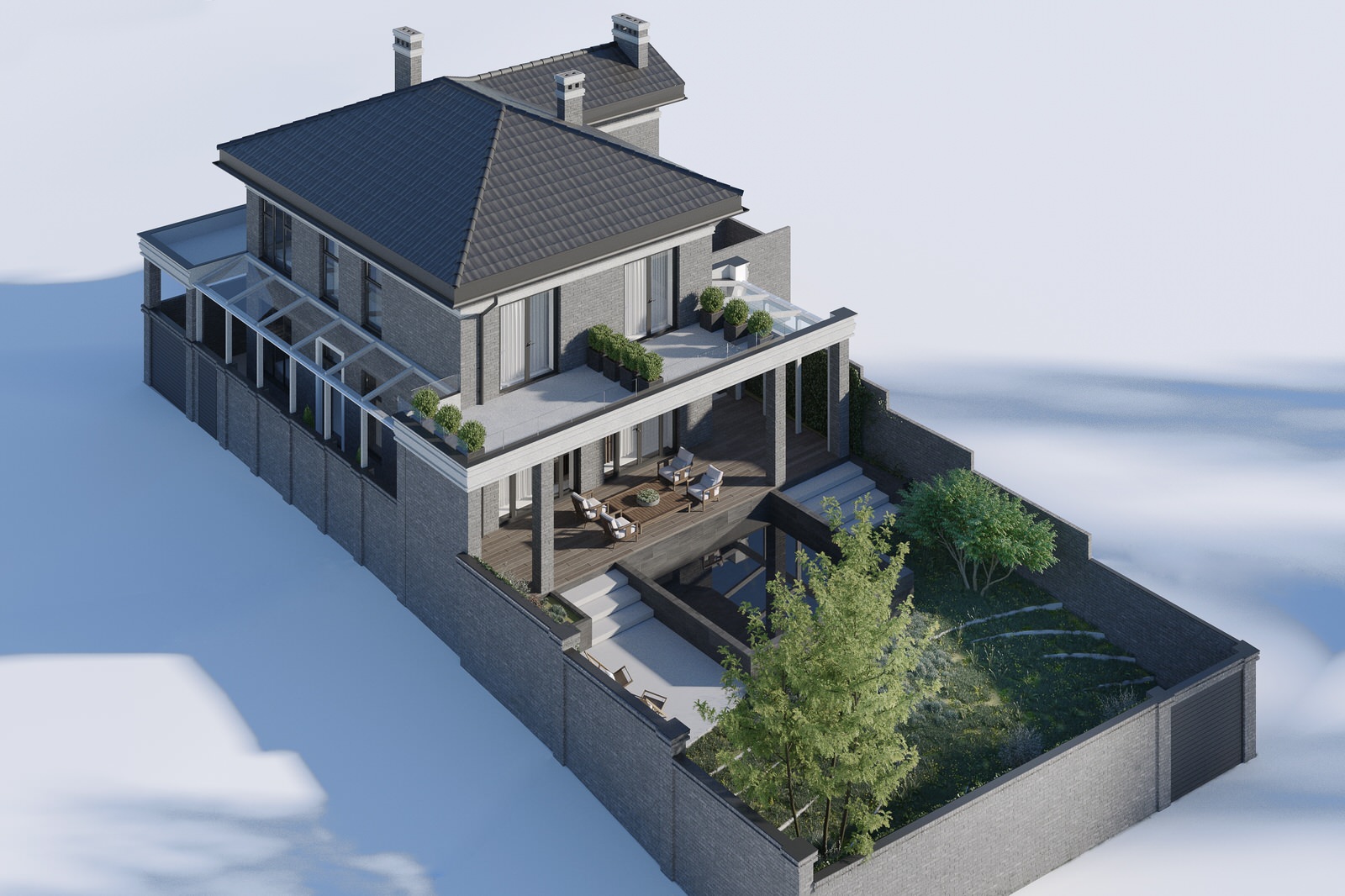 Дом в неоклассическом стиле