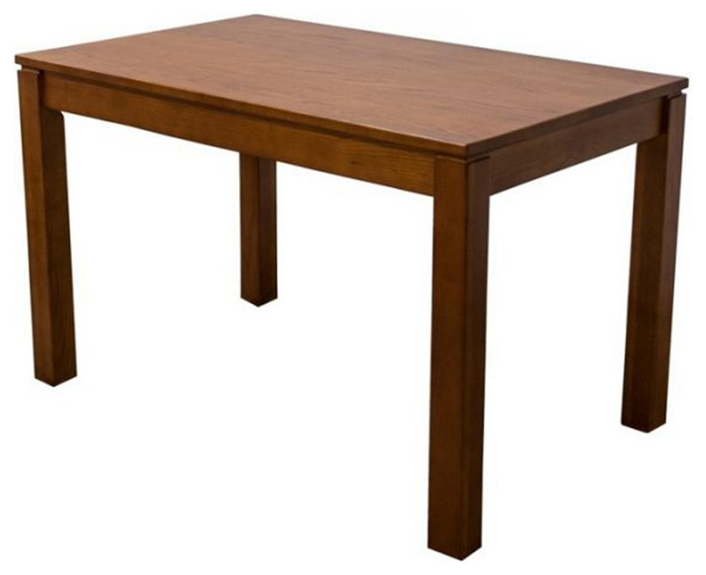 Wood Block Table Set Transitional Dining Sets by Imtinanz, LLC