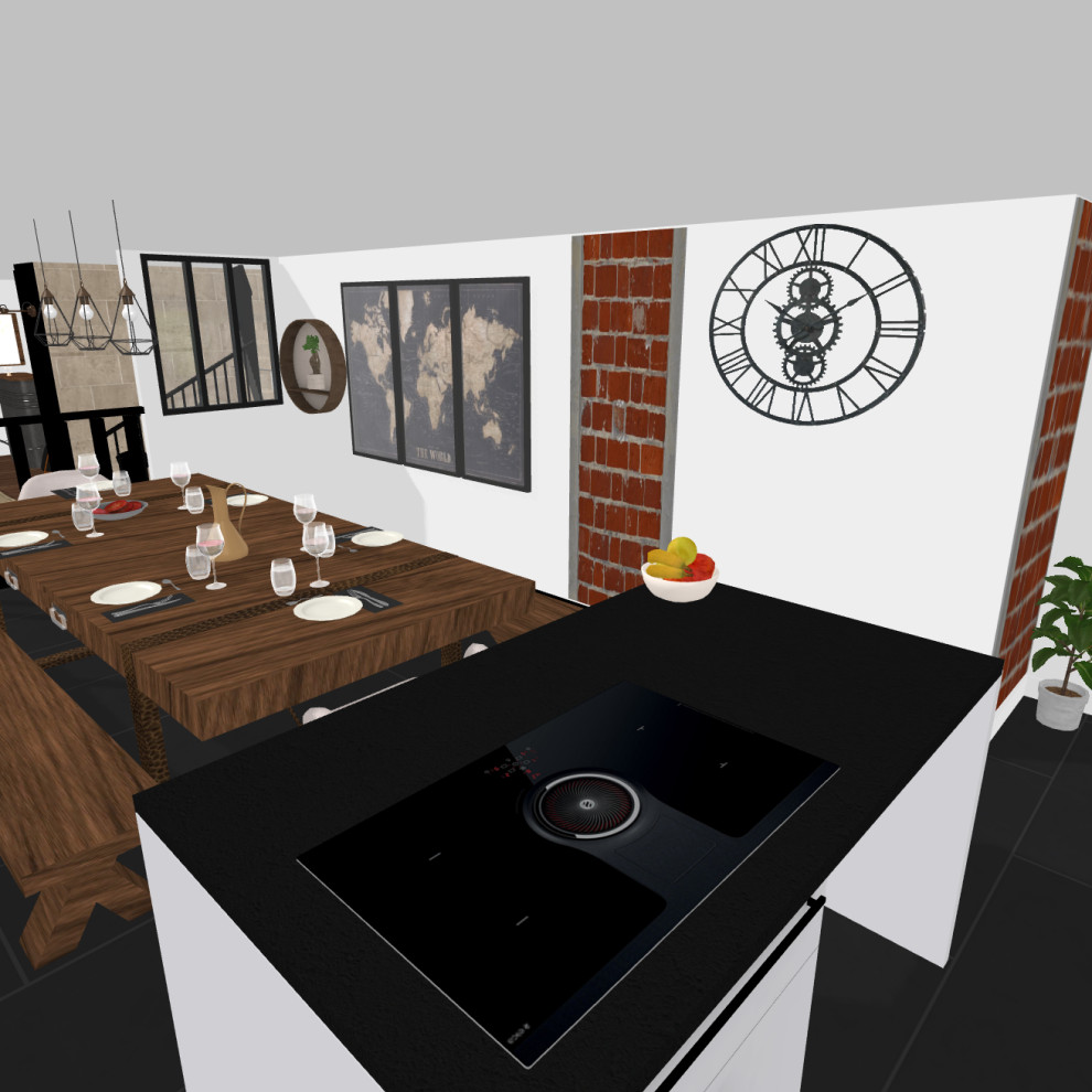 Projet Entrée / Cuisine / Séjour FAYOLLE