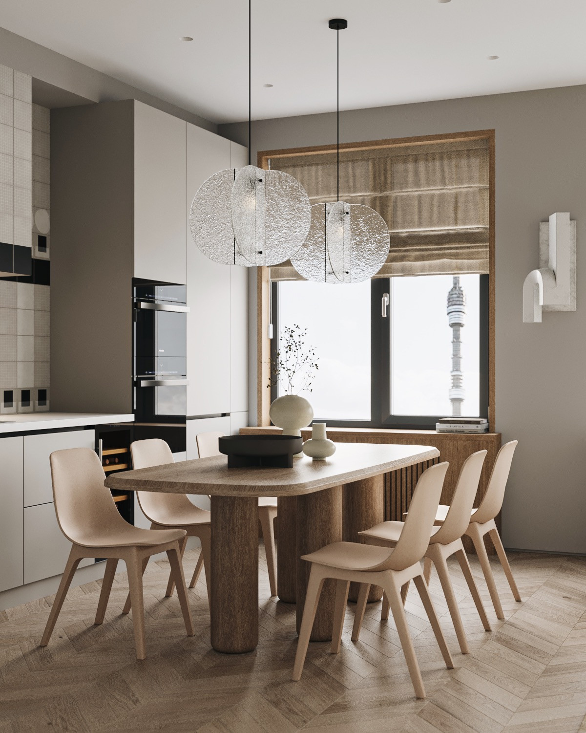 Квартира для молодой семьи площадью 82 м2, в ЖК Фонвизинский