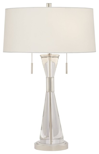 Pacific Coast Crystal Carriage Funnel Table Lamp Clear Crystal Carriage Funnel Table Lamp