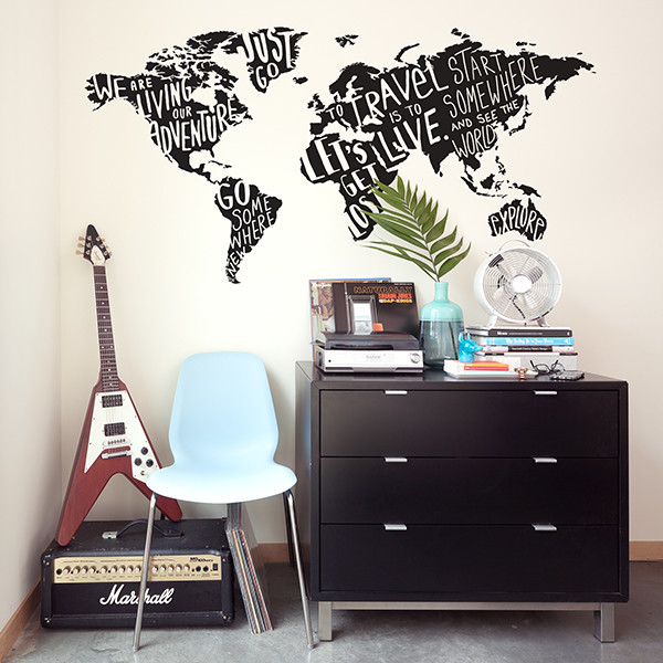 Paper Riot Co. My Type of World Jumbo Wall Decals Modern