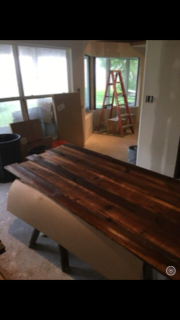 Kitchen Cedar Ceiling Beam & Trim