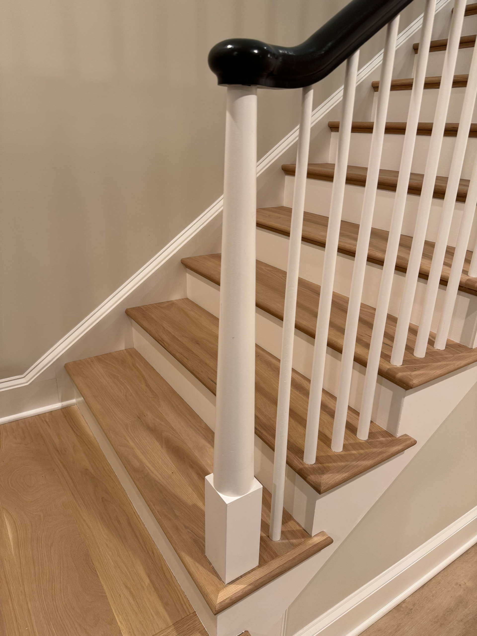 138_Elegant Double Bullnose Entry Stair, Bethesda, MD 20814