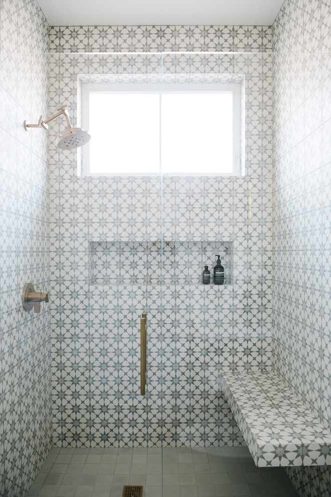 Inspiration for a transitional bathroom remodel in San Francisco