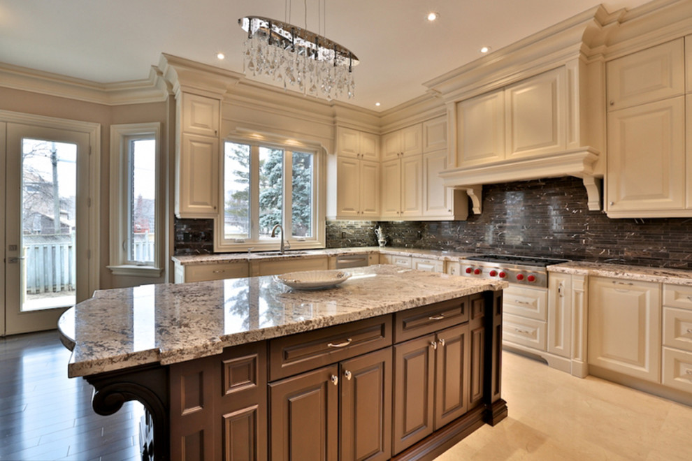 Inspiration for a transitional kitchen remodel in Toronto