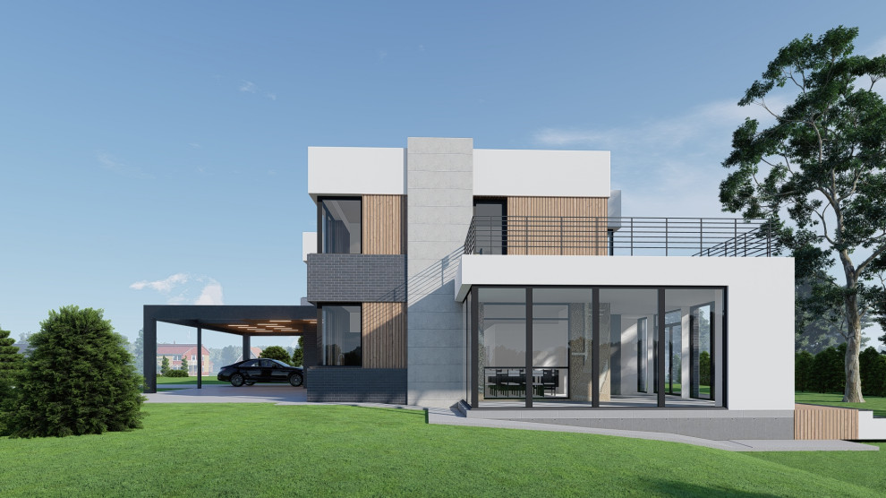 Hi-tech modern house