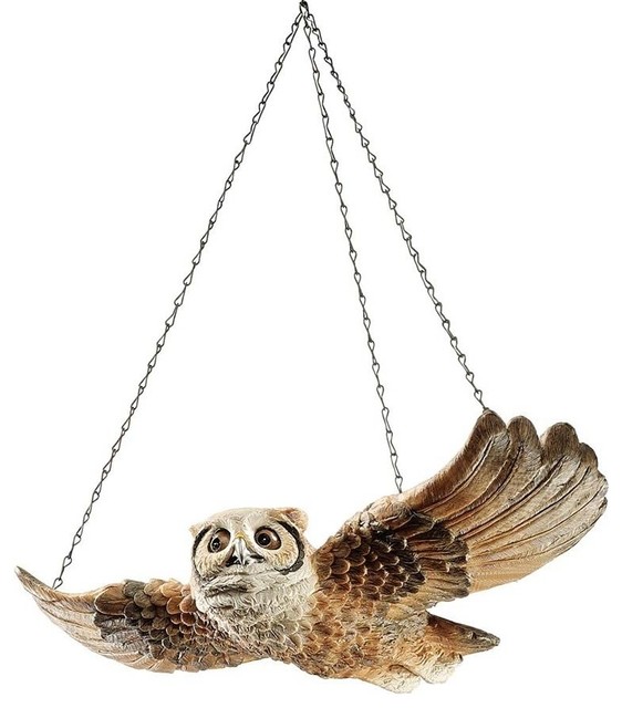 Hanging Garden Owl Statue