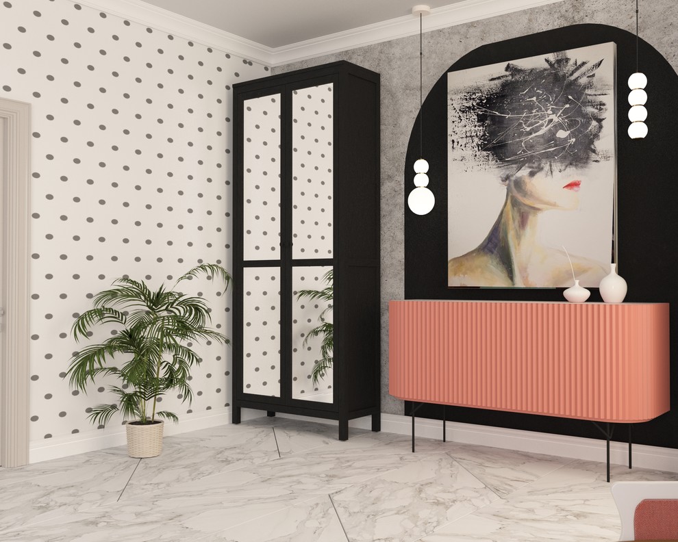 Эксцентричная спальня для молодой творческой девушки