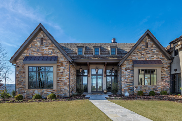 Transitional Mountain Home Rustic Exterior Other