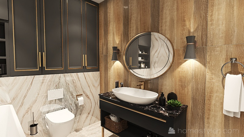 Проект  для молодой семьи в стиле неоклассика