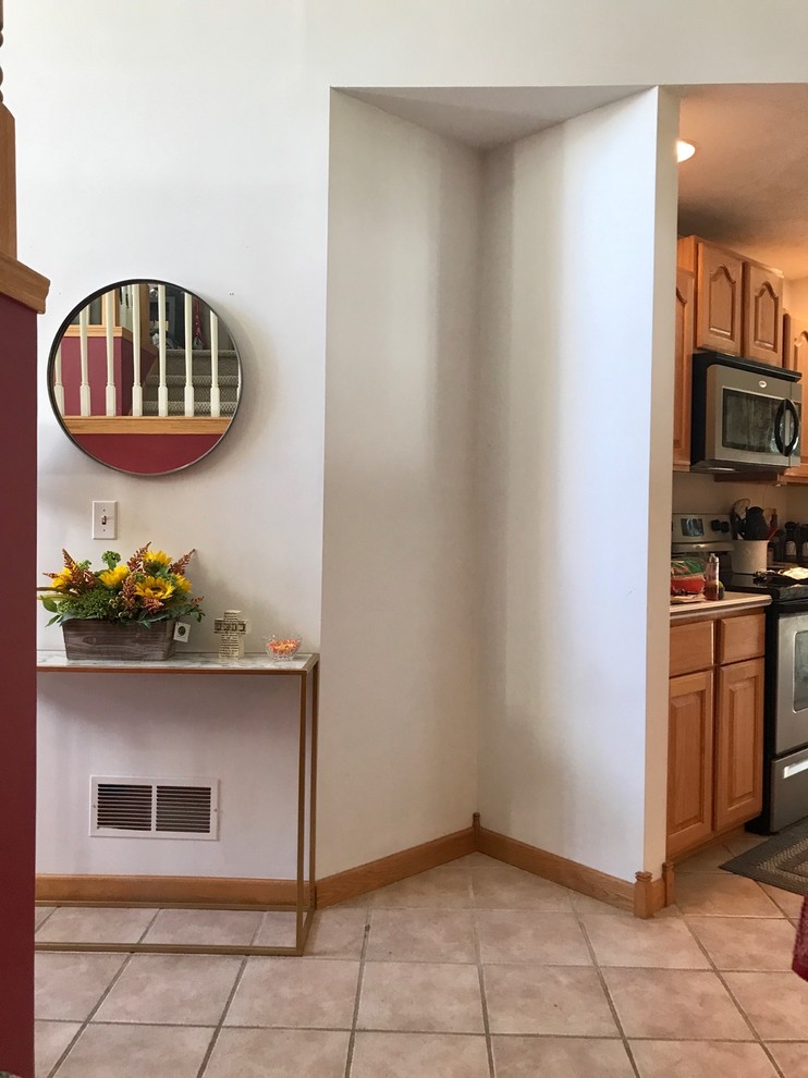 how to decorate an awkward wall space?