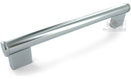 Hafele Cabinet Hardware - Bar Pull 5" Centers European Bar Pull in Chrome Matte