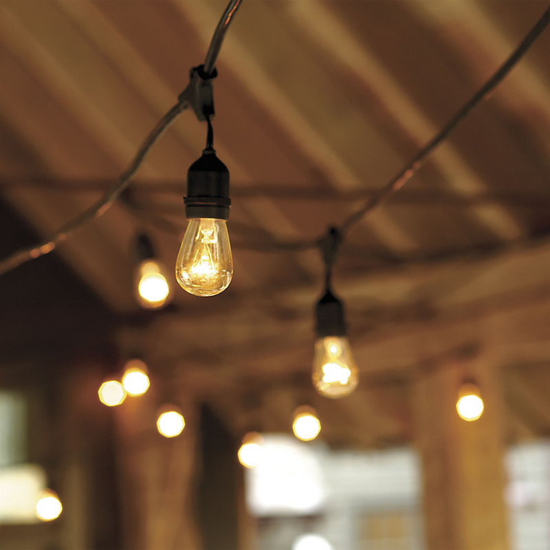Vintage String Lights with Bulbs