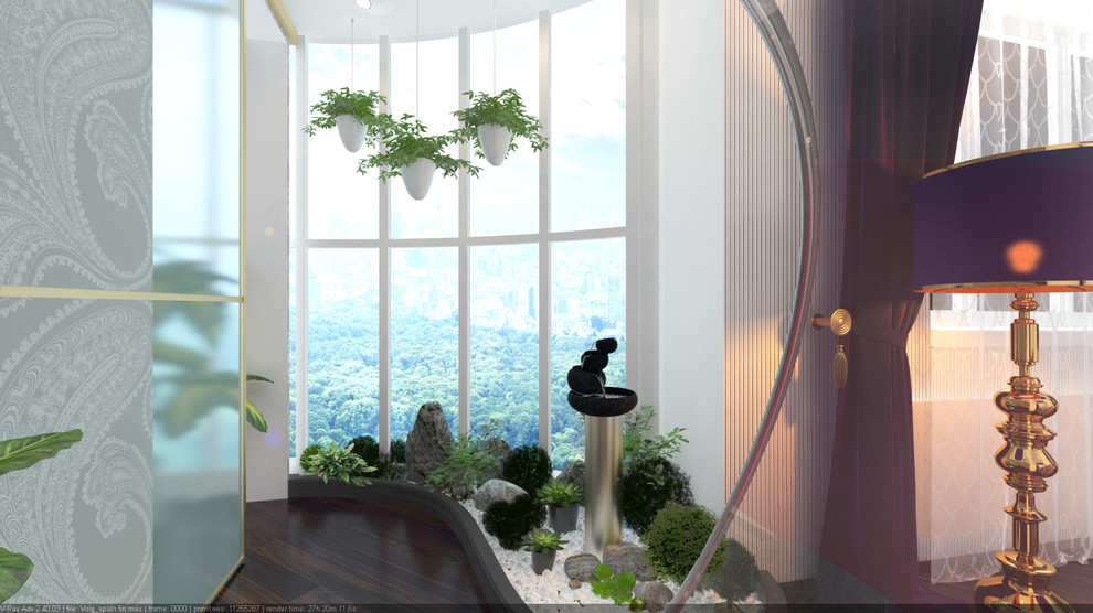 "Космическое Ар Деко". интерьер квартиры